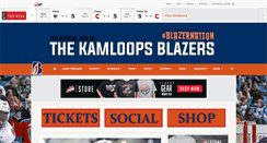 Desktop Screenshot of blazerhockey.com